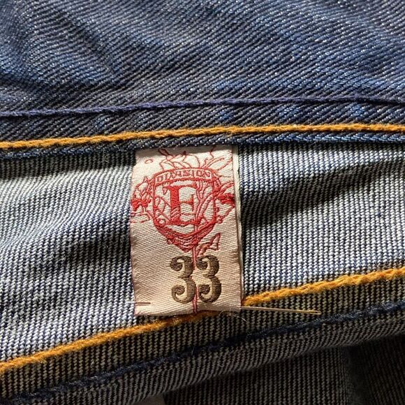 Division E Dark Wash Straight  Jeans 33 - Picture 8 of 10